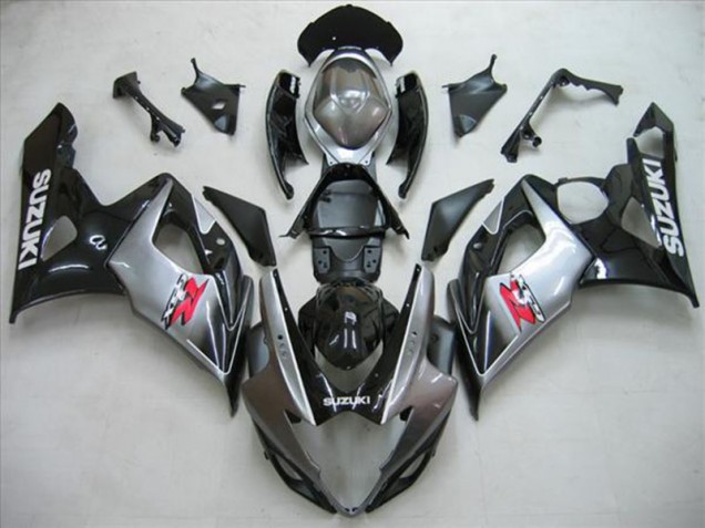 Best 2005-2006 Black Silver Suzuki GSXR1000 Motorcycle Fairing Canada