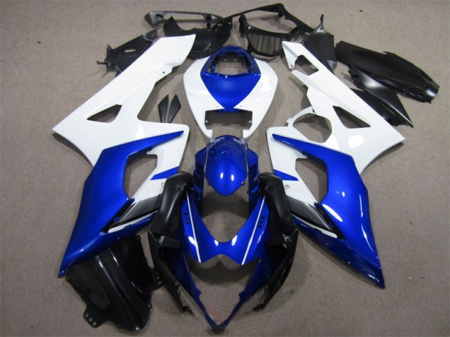 Best 2005-2006 Blue White Suzuki GSXR1000 Motorcylce Fairings Canada