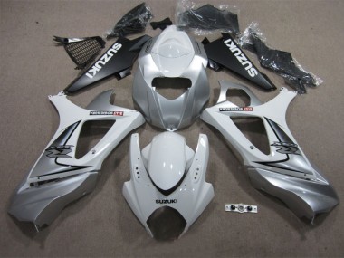 Best 2007-2008 White Suzuki GSXR1000 Replacement Motorcycle Fairings Canada