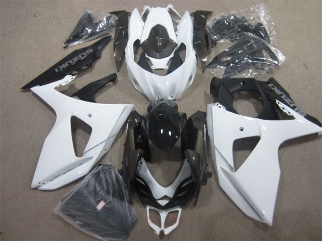 Best 2009-2016 White Black Suzuki GSXR1000 Motorcycle Fairing Canada