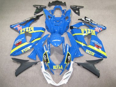 Best 2009-2016 Blue Rizla Q8 oils Suzuki GSXR1000 Replacement Motorcycle Fairings Canada