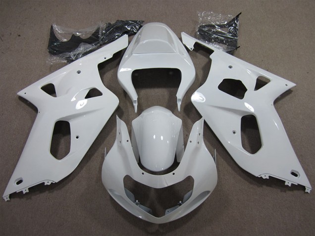 Best 2001-2003 White Suzuki GSXR600 Motorcycle Fairings Canada