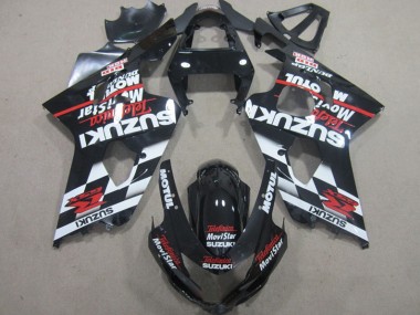 Best 2004-2005 Black Red Telefumia Movistar Suzuki GSXR600 Motorbike Fairing Canada