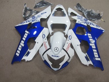 Best 2004-2005 White Blue Motul Suzuki GSXR600 Motorbike Fairing Canada