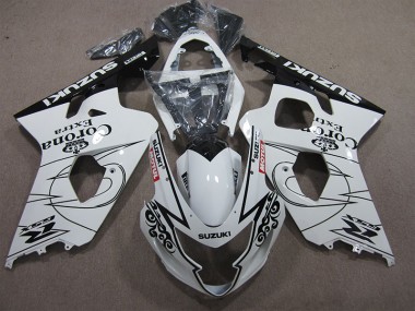 Best 2004-2005 White Corona Extra Motul Suzuki GSXR600 Bike Fairing Kit Canada