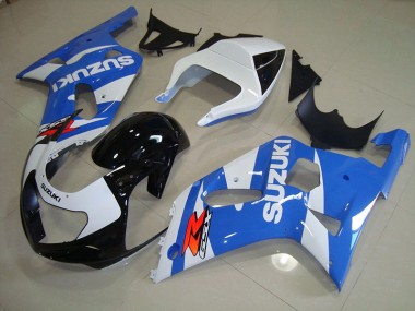 Best 2001-2003 Blue White Suzuki GSXR750 Bike Fairings Canada