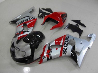 Best 2001-2003 Black Red Suzuki GSXR750 Moto Fairings Canada