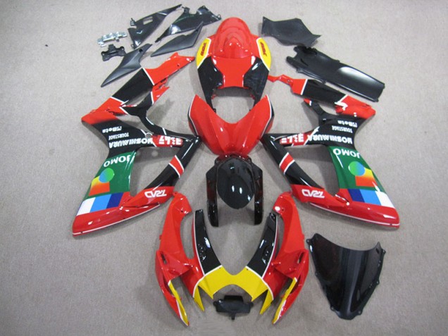 Best 2006-2007 Red Black Green Suzuki GSXR750 Replacement Fairings Canada