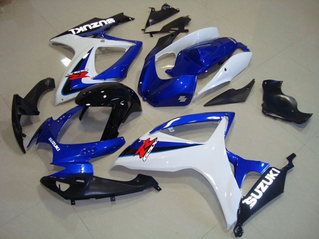 Best 2006-2007 Blue White Black Suzuki GSXR750 Motorcylce Fairings Canada