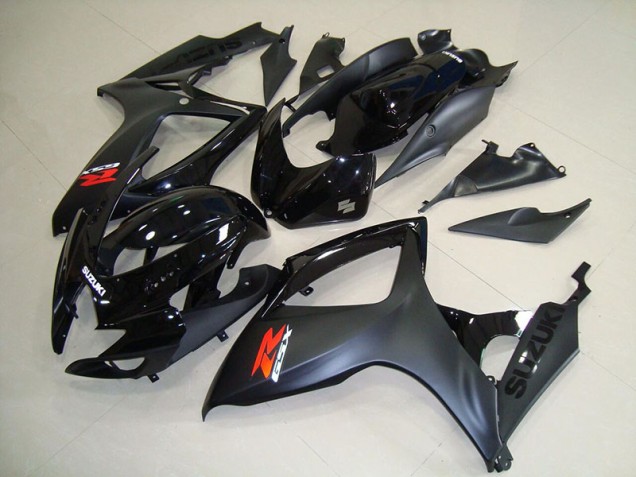 Best 2006-2007 Matte Black Suzuki GSXR750 Motorcycle Fairings Canada