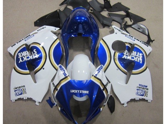 Best 1996-2007 Blue Motul White Lucky Strike Suzuki GSXR1300 Hayabusa Motorcycle Replacement Fairings Canada