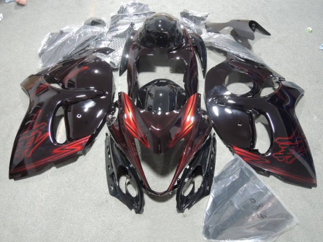 Best 2008-2019 Black Red Suzuki GSXR1300 Hayabusa Motor Fairings Canada