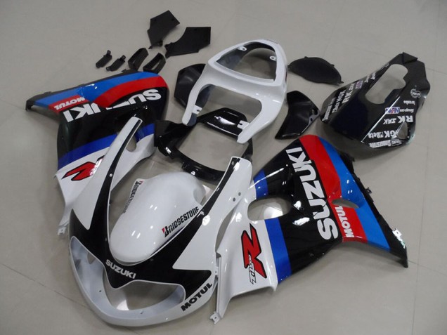 Best 1998-2003 White Blue Motul Suzuki TL1000R Motorbike Fairing Canada