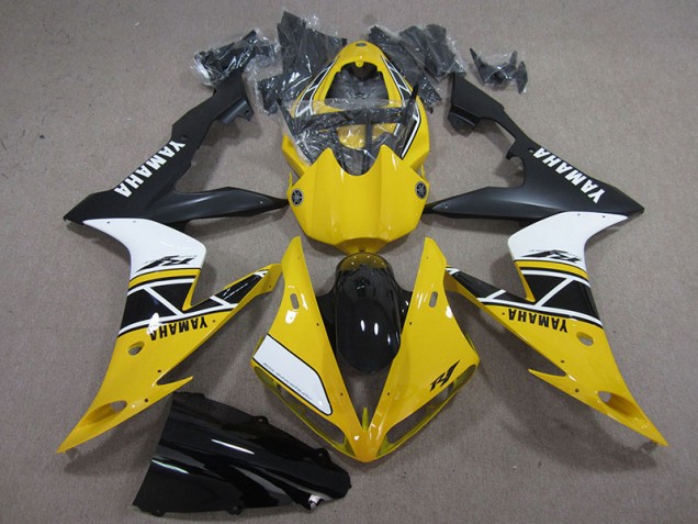 Best 2004-2006 Yellow White Black Yamaha YZF R1 Replacement Motorcycle Fairings Canada