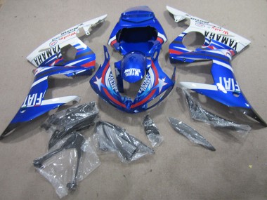 Best 2003-2005 Blue White Motul Fiat Yamaha YZF R6 Motorcylce Fairings Canada