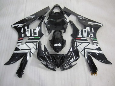 Best 2006-2007 Black White Motul Fiat Yamaha YZF R6 Motorcycle Fairings Canada