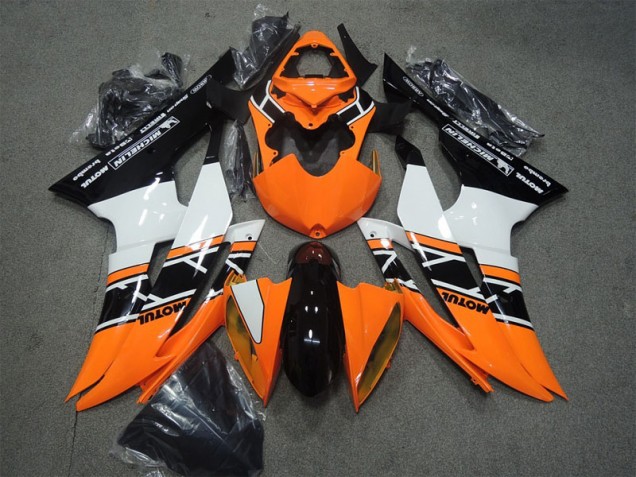 Best 2008-2016 Orange Black Motul Yamaha YZF R6 Motor Fairings Canada